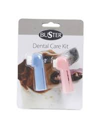 Buster Dental Care Kit - Finger Brush & Gum Massager